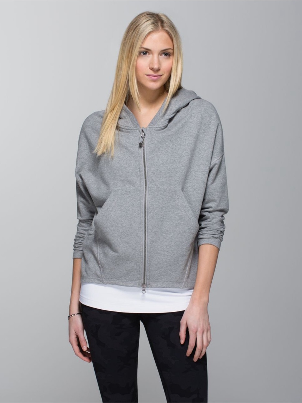 Lululemon Hold Your Om Hoodie
Heathered Medium Grey